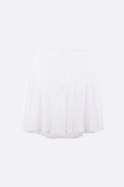 minigonna skater in maglia sottile
