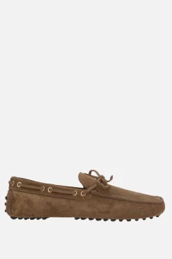 mocassino driving in suede