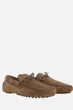 mocassino driving in suede