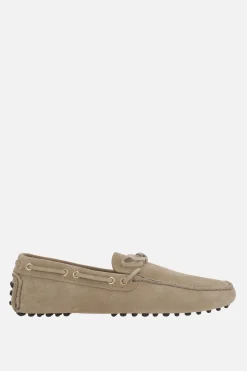 mocassino driving in suede
