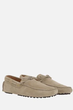 mocassino driving in suede