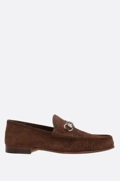 mocassino Horsebit 1953 in suede GG