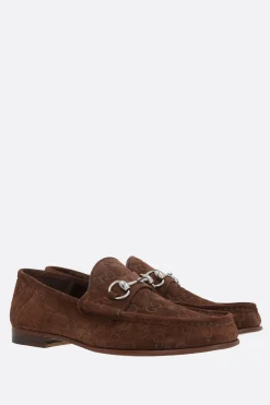 mocassino Horsebit 1953 in suede GG