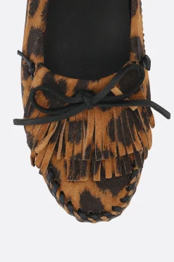 mocassino Indiana in suede stampato