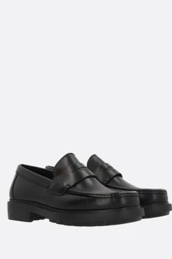 mocassino penny Donny in pelle liscia