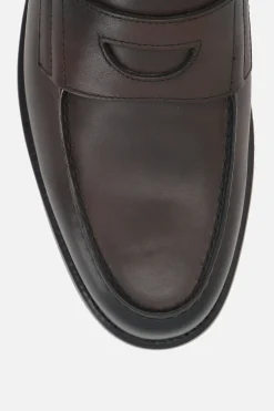 mocassino penny in pelle liscia