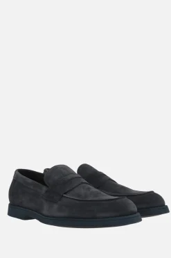 mocassino penny in suede