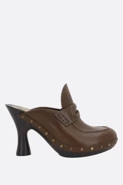 mule Potter in pelle liscia