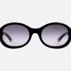occhiale da sole rotondo in acetato