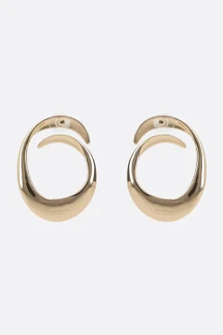 orecchini Swirl in ottone
