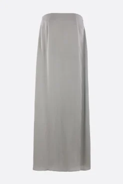 panta-gonna asimmetrica in twill