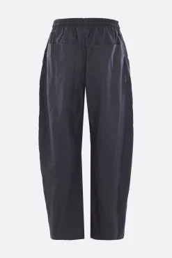 pantalone a gamba dritta in cotone resinato