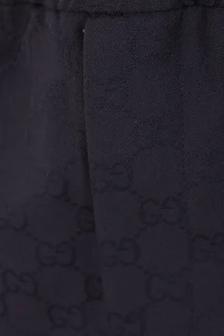 pantalone a gamba dritta in tessuto GG jacquard