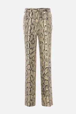 pantalone a gamba dritta Pulla in misto cotone