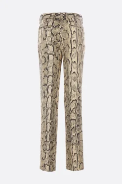 pantalone a gamba dritta Pulla in misto cotone