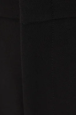 pantalone a gamba dritta in lana