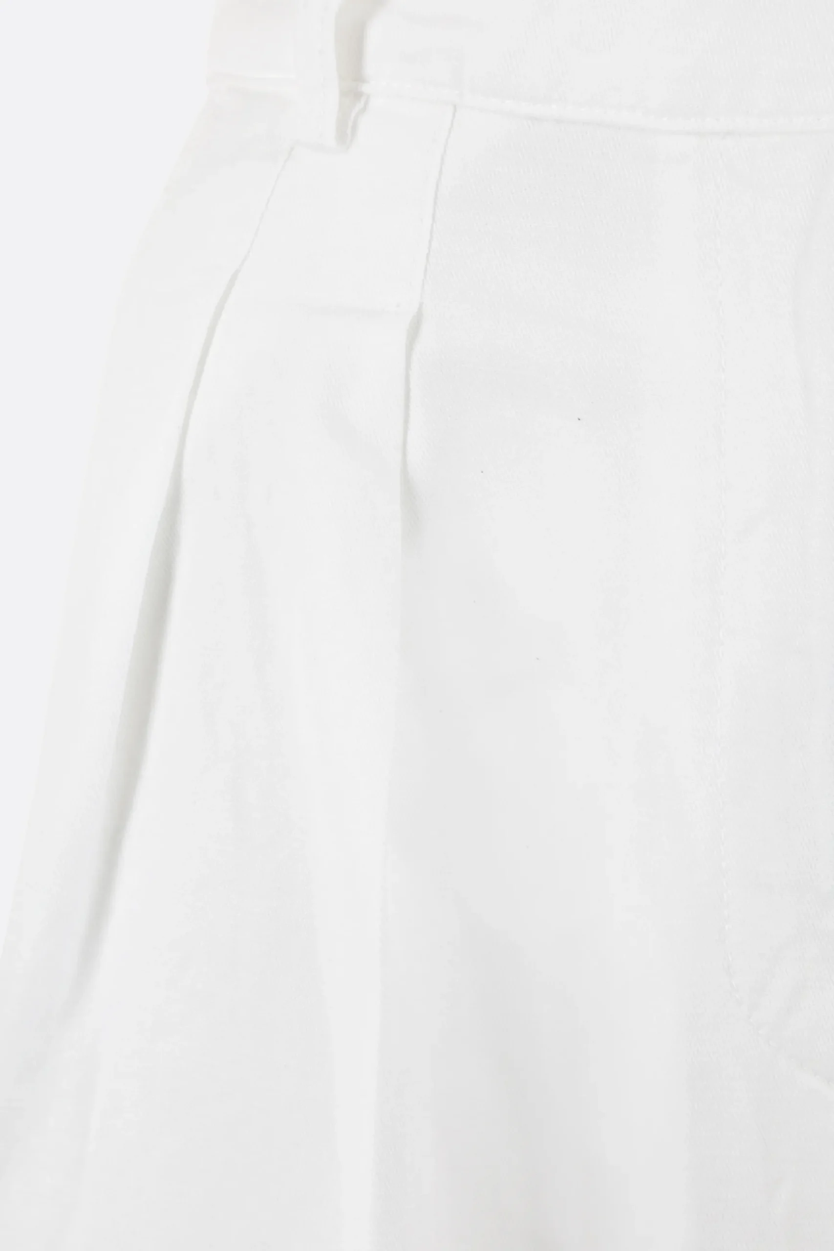 pantalone a gamba larga in bull denim