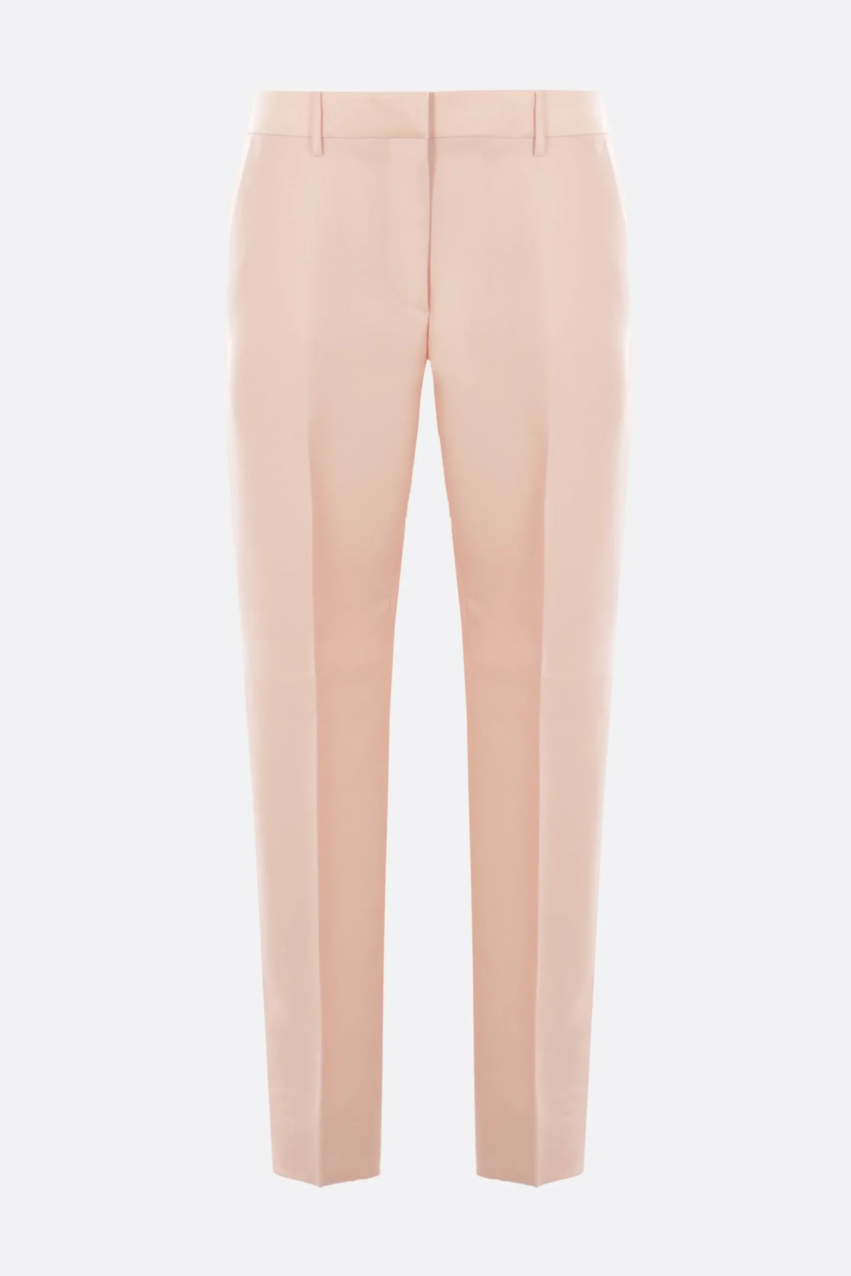 pantalone a sigaretta in lana mohair e seta