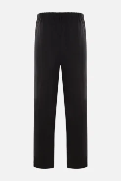pantalone baggy-fit in viscosa e ramia sostenibile