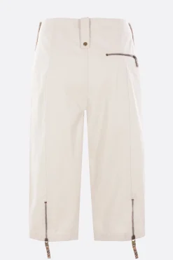 pantalone capri in cotone