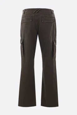 pantalone cargo in gabardine