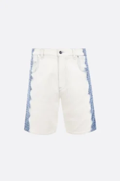 pantalone corto Bleach Shaded in denim