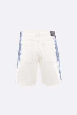pantalone corto Bleach Shaded in denim
