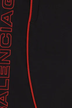 pantalone corto in nylon ricamo logo
