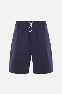pantalone corto in popeline