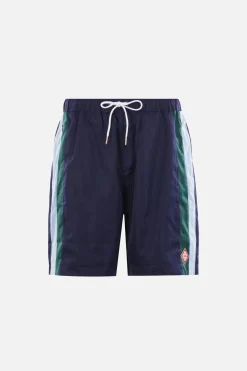 pantalone corto Pinstripe Laurel in tessuto tecnico