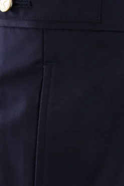 pantalone cropped in grain de poudre tecnico