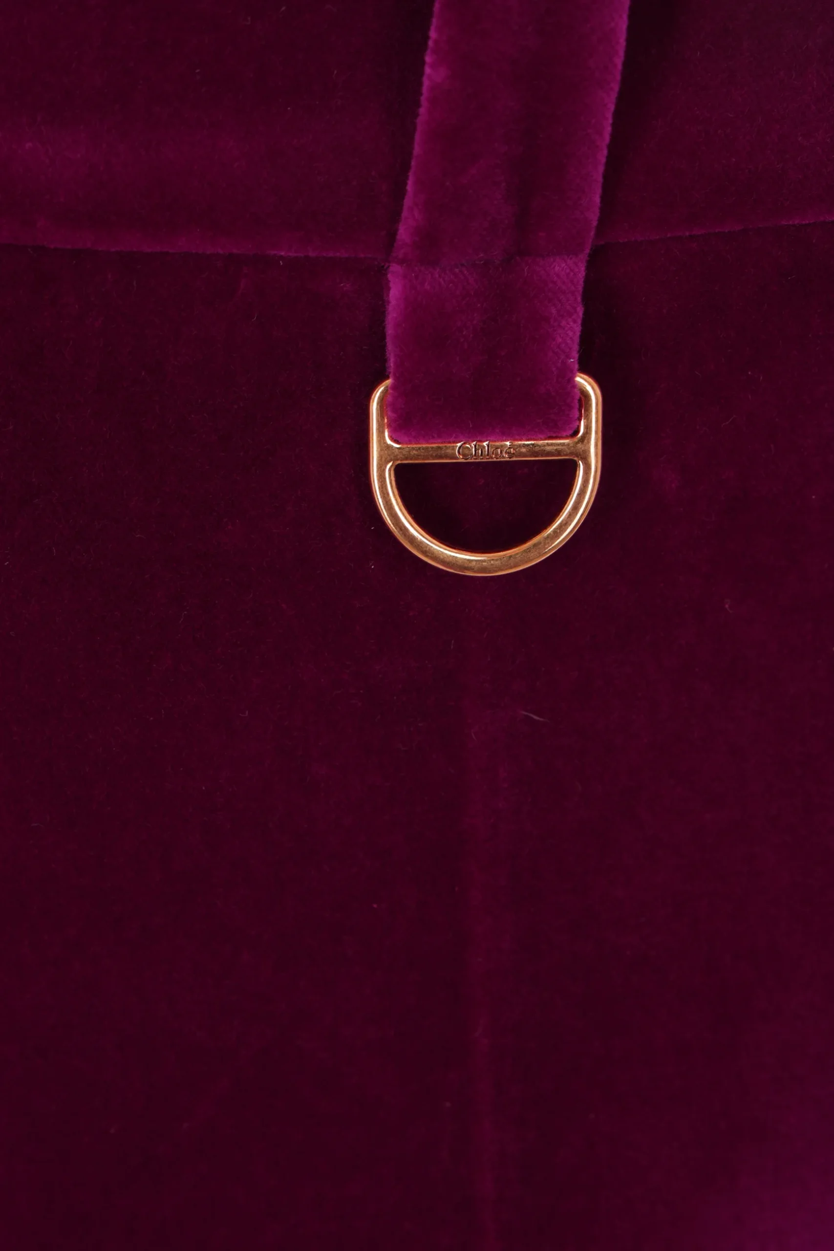 pantalone cropped in velluto