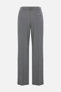 pantalone Everhart in gabardine di lana