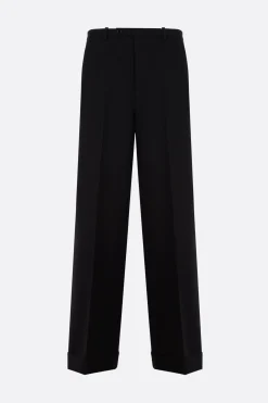 pantalone in lana a gamba larga Exquisite Rockstar