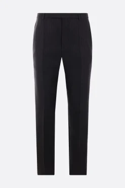 pantalone in lana e seta