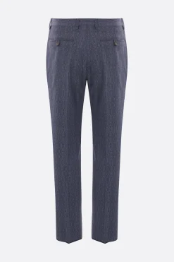 pantalone in lana stampa Paisley