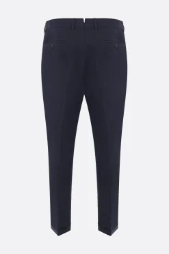 pantalone in lino con pinces