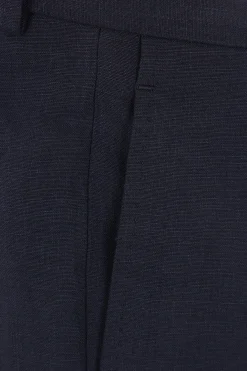 pantalone in lino con pinces