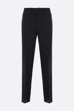 pantalone in lino jacquard FF