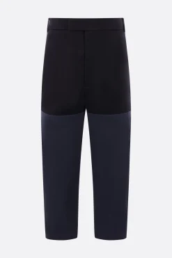 pantalone in patchwork di cotone