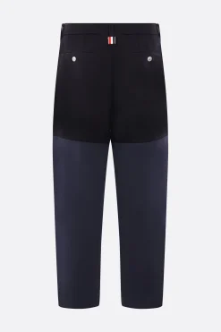 pantalone in patchwork di cotone