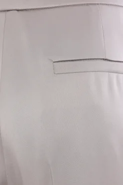 pantalone in raso con pinces