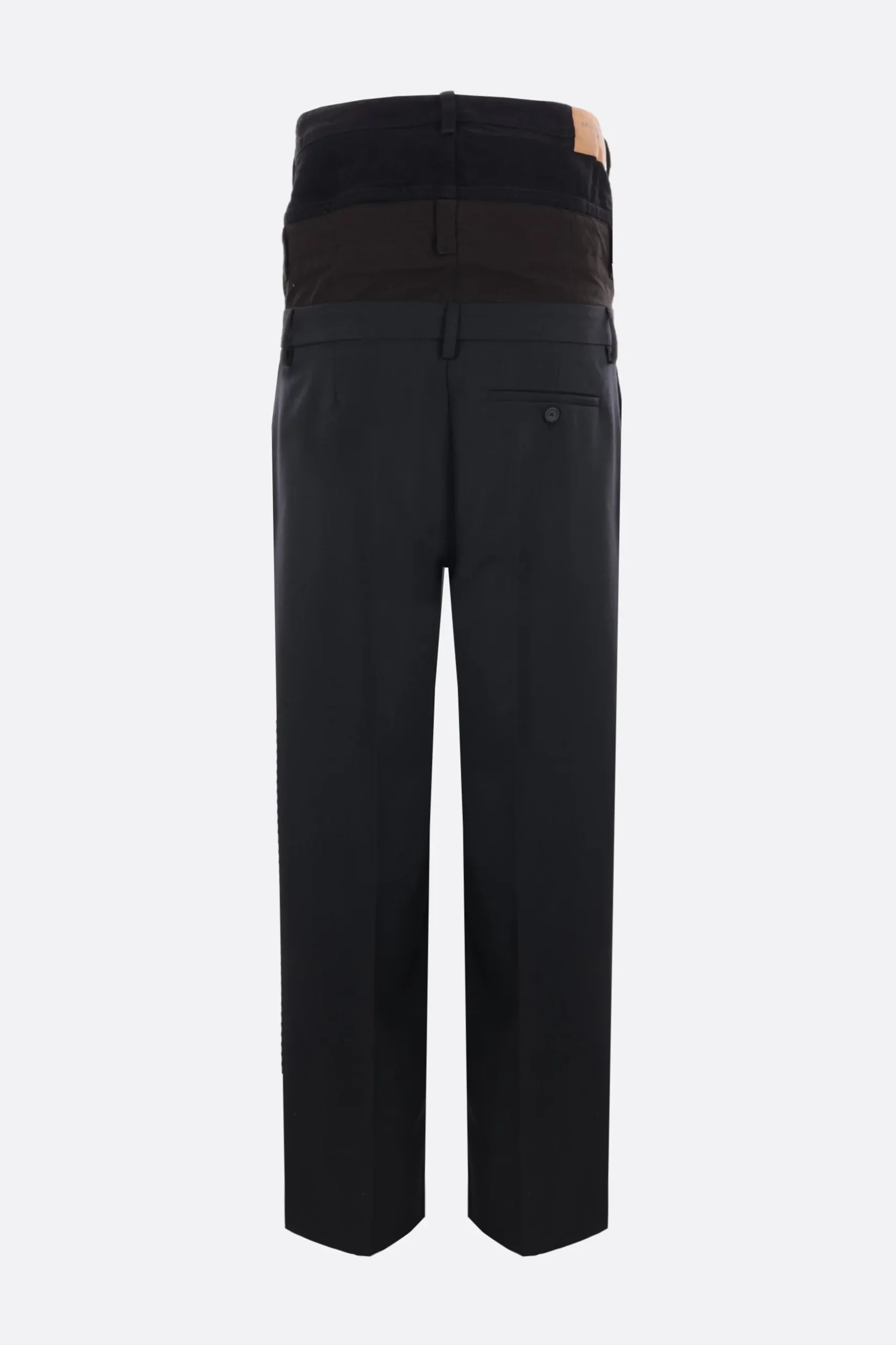 pantalone in twill con tre girovita