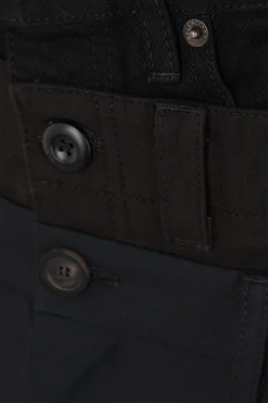 pantalone in twill con tre girovita
