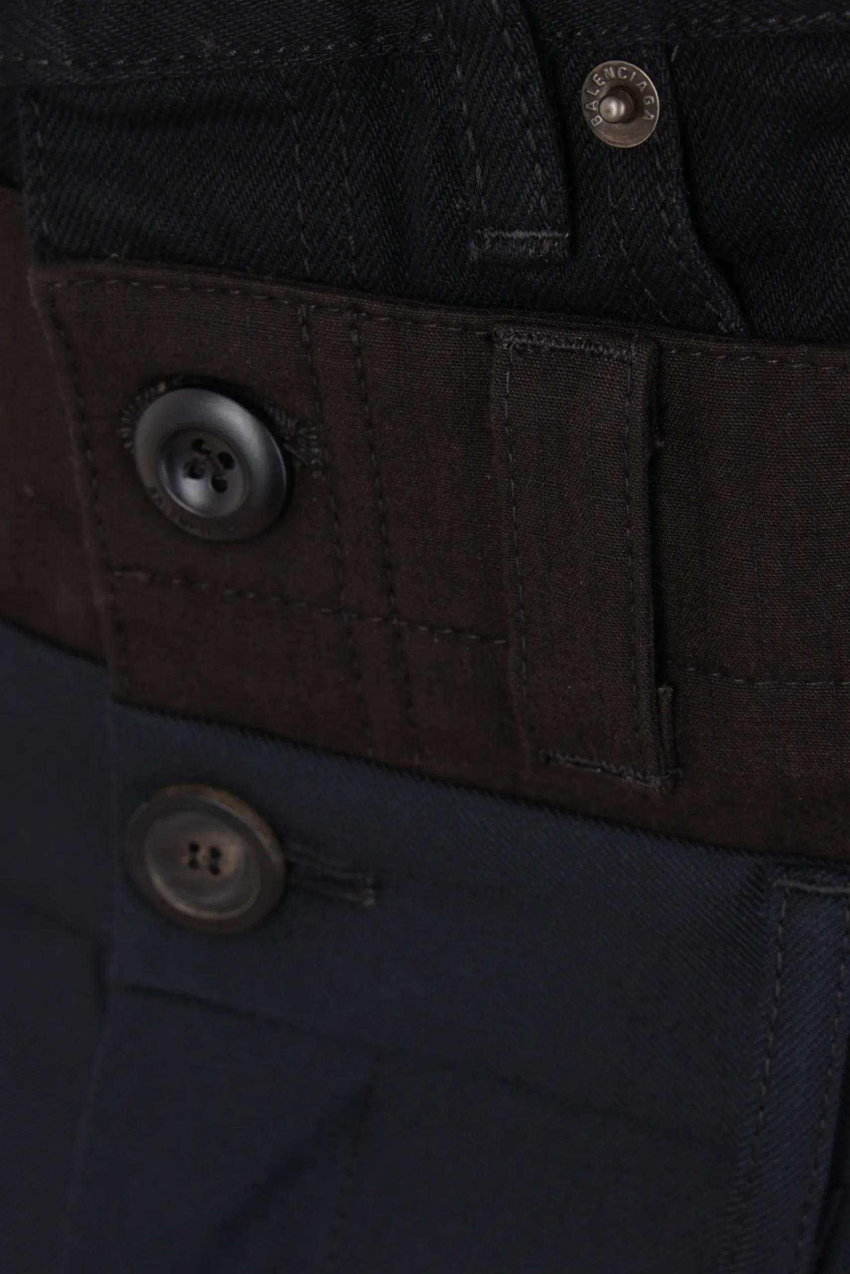 pantalone in twill con tre girovita