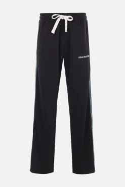 pantalone jogging Contrast Tape in jersey tecnico