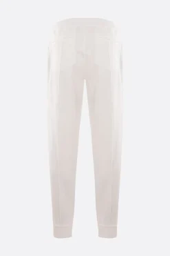 pantalone jogging in cotone techno