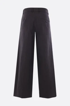 pantalone oversize in chambray