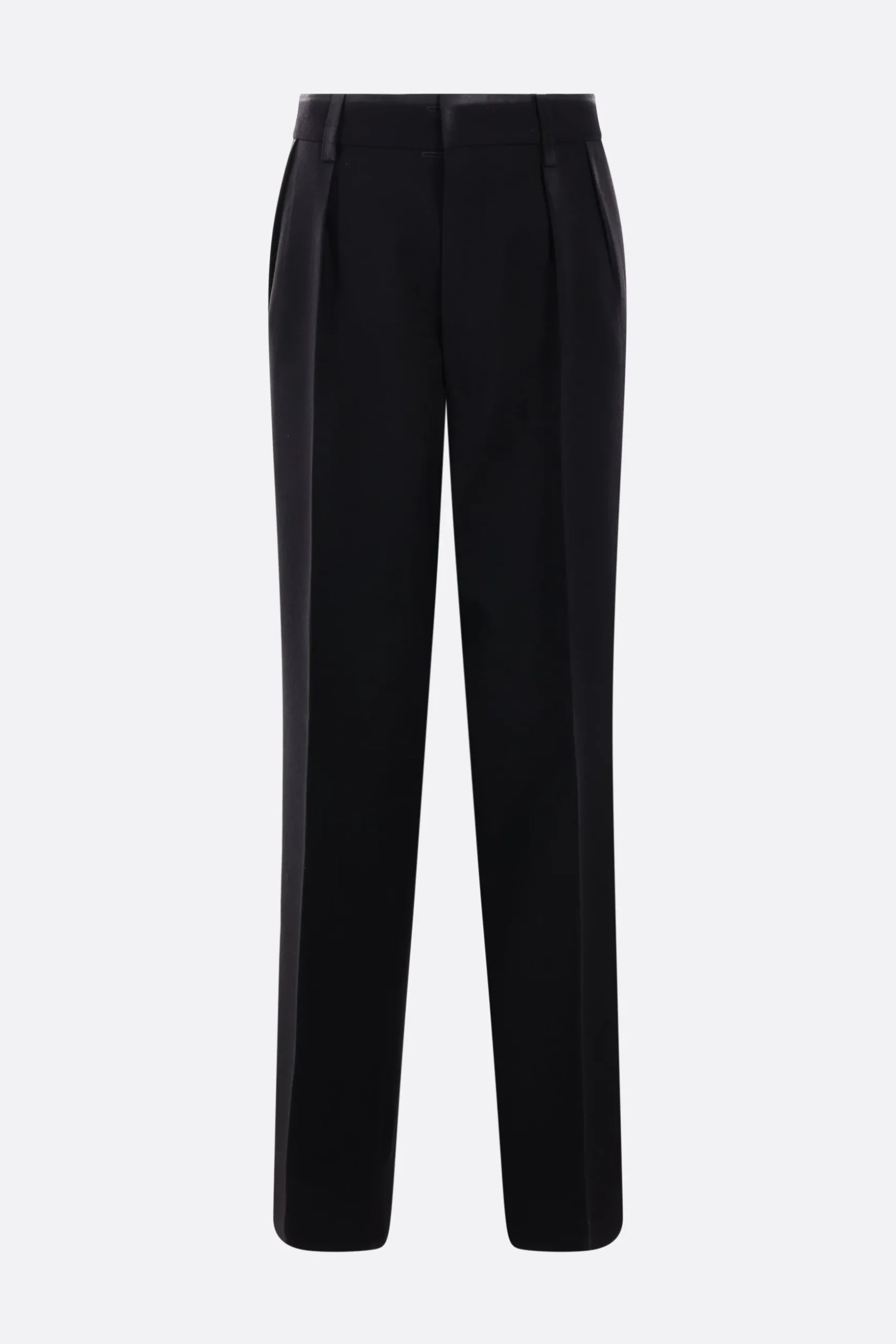 pantalone oversize in lana