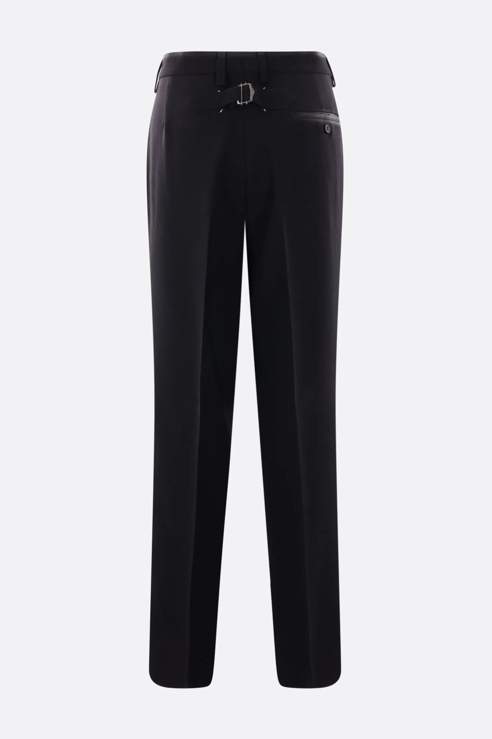 pantalone oversize in lana